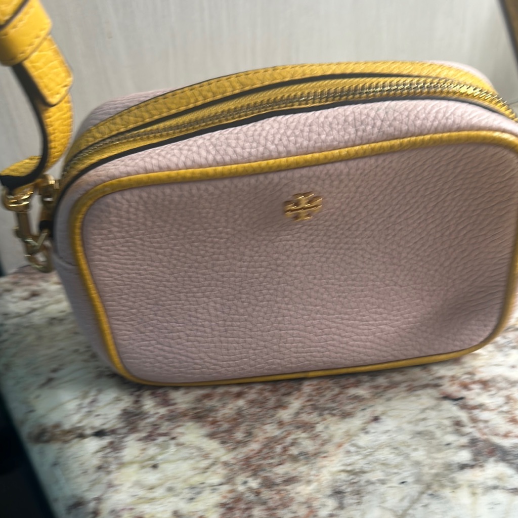 Tory Burch Pink And Yellow Women's Camera Bag